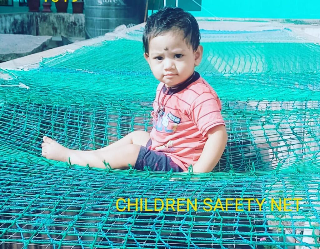 Children Safety Nets are used to protect accidents in the appartments and buildings