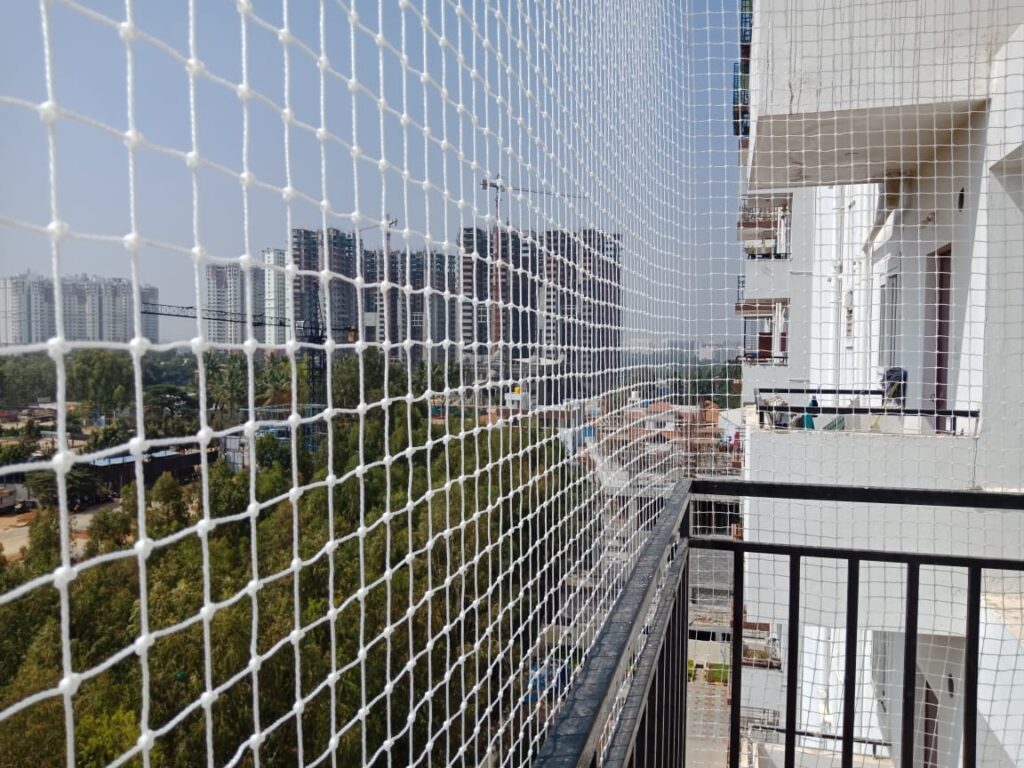 bird safety nets installation