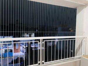 Invisible grills installation in Bangalore apartment with premium balcony safety features