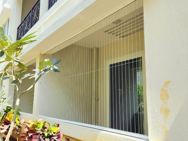 invisible grill for balcony